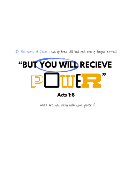 But you will receive power  (Hoodie)